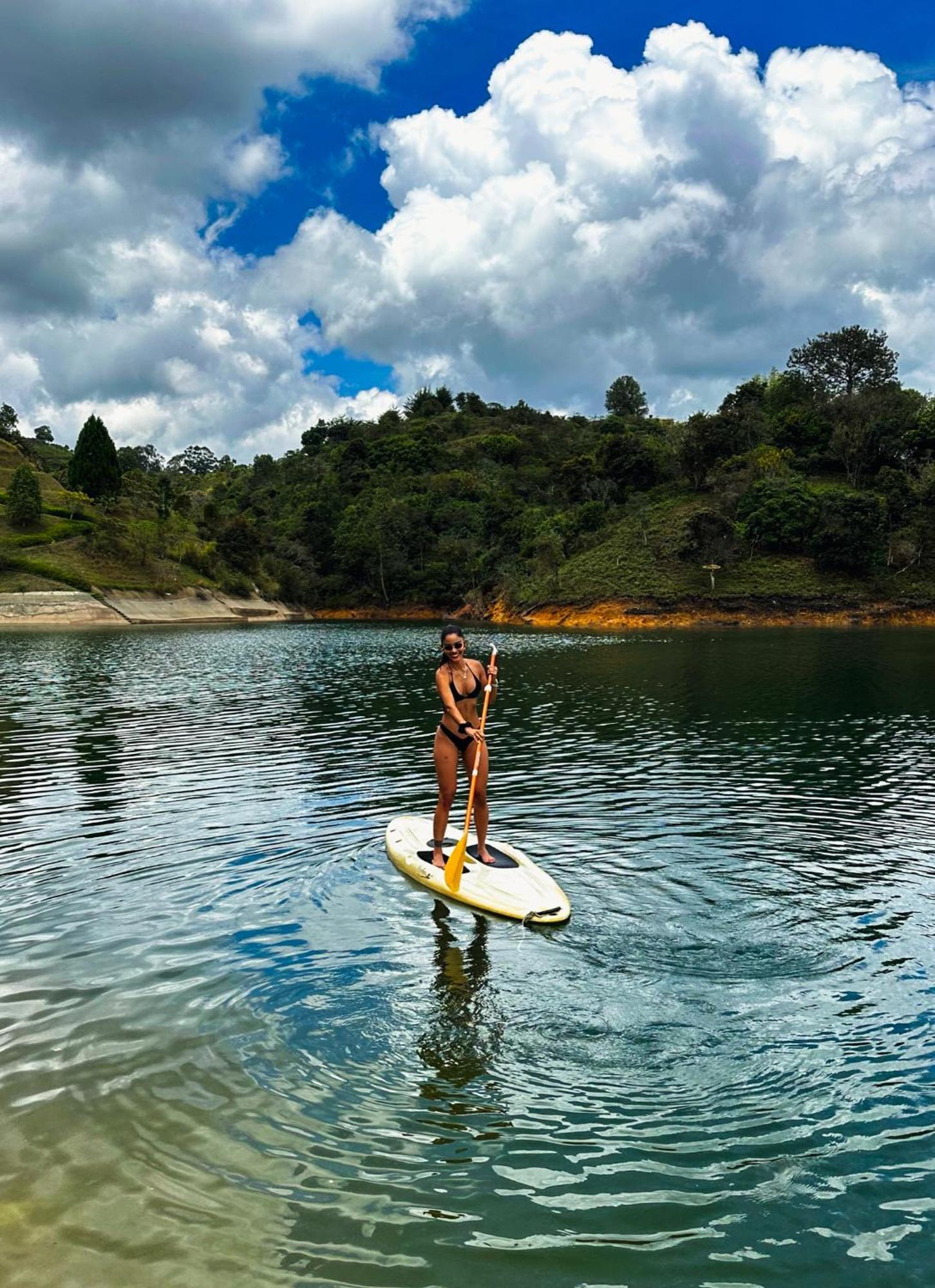 Guatapé The Boato Hotel מראה חיצוני תמונה Stand Up Paddle Boarding at the dam